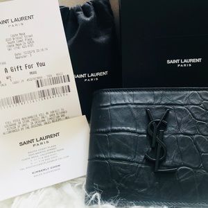 YSL Men’s Black Bifold Wallet BNWT